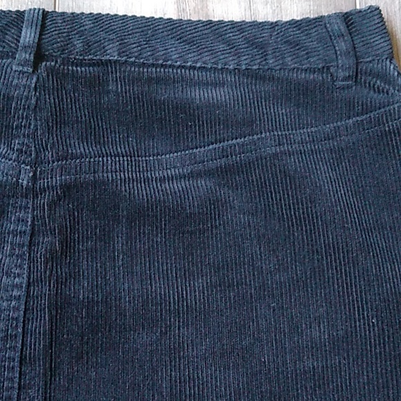 Eddie Bauer black corduroy midi skirt size 8 - Picture 10 of 12